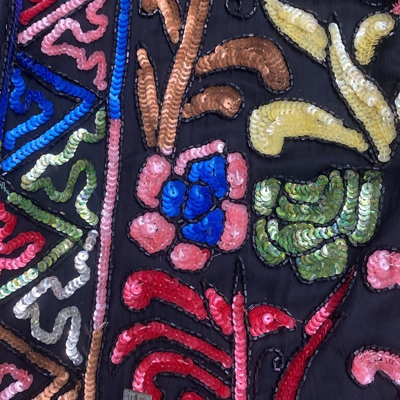 Vintage Jakelin Designs Sequin Silk Jacket - Picture 10 of 16